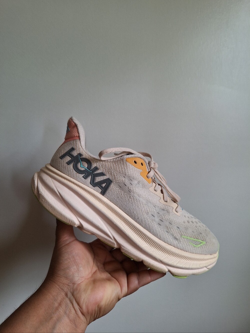 HOKA Clifton 9 Women's Vanilla / Astral Size 7.5B - Picture 12 of 14